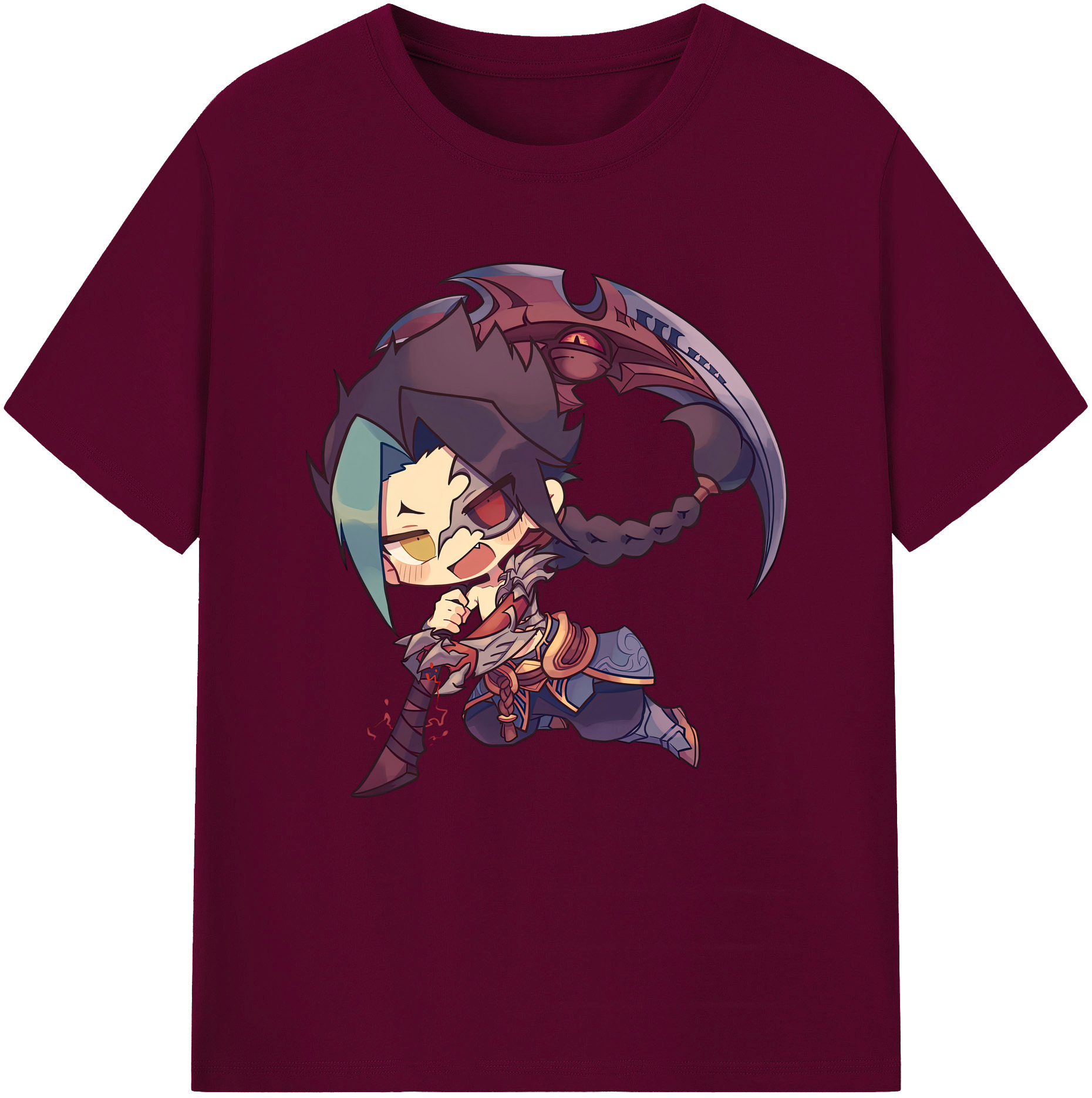 （画像用） リーグ・オブ・レジェンド League of Legends LOL レディースカジュアルプリントTシャツ（綿100％）